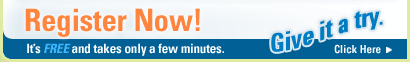 Register Now! It's FREE and only takes a few minutes.
