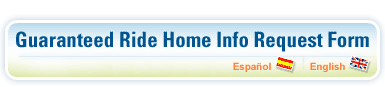 Request Guaranteed Ride Home (GRH) Information